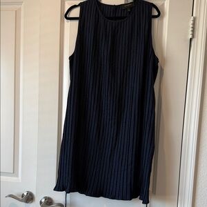 Banana Republic Dark Blue Textured Mini Dress
